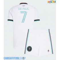 Camisa de time de futebol Inter Miami Rodrigo De Paul #7 Replicas 3º Equipamento Infantil 2026-27 Manga Curta (+ Calças curtas)